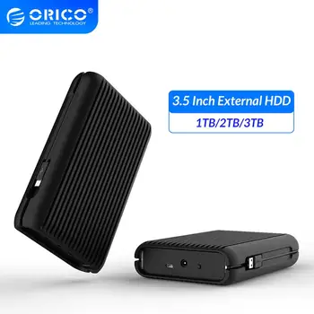 

ORICO 3.5 Inch External Hard Drive Disk HDD 1TB 2TB 3TB USB C Hard Disk HD USB3.1 Gen2 10Gbps Type-C Cable With EU Power Adapter
