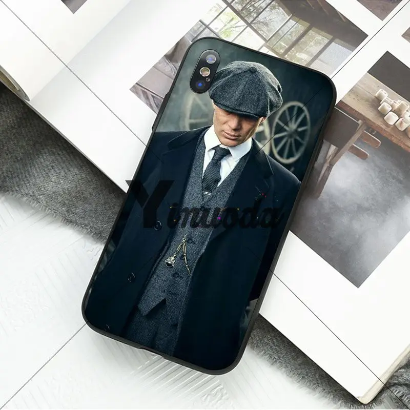 Yinuoda Томас Шелби Peaky bliners мягкий чехол для телефона Apple iPhone 8 7 6S Plus X XS MAX 5 5S SE XR 11 11pro максимальный чехол - Цвет: A14