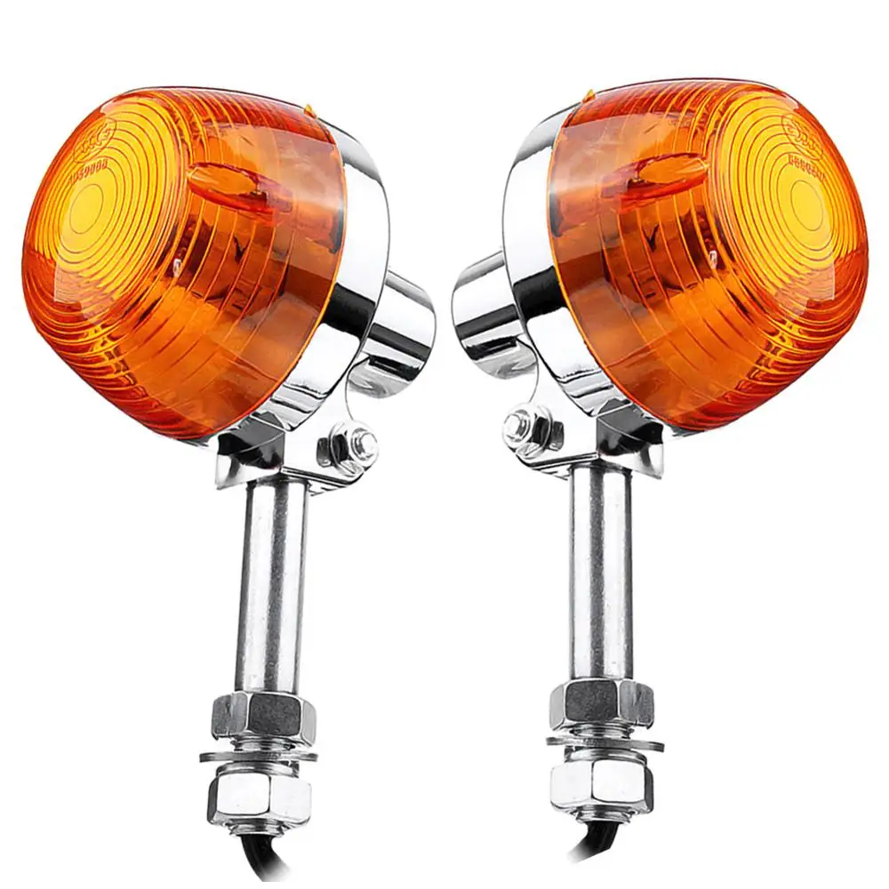 

2pcs Amber Replacement Set Motorcycle Turn Signal Light For Honda C70 CT70 CT90 XL100 CB350 F