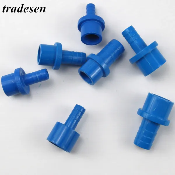 1~5Pcs 20/25mm ~ 8/10/12/16mm PVC Hose Pagoda Connector Garden Irrigation Water Pipe Fittings Aquarium Fish Tank Tube Adapter