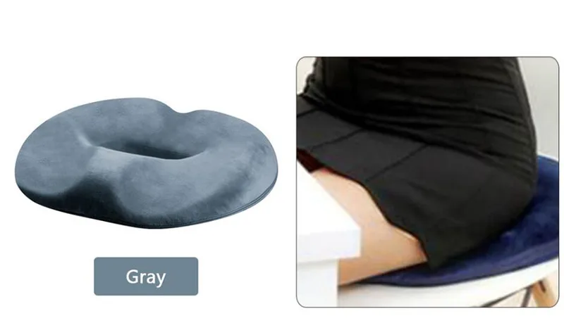 Memory Foam анти-геморроя подушки с медленным восстановлением формы Ортопедическая подушка сидения пены памяти Подушка для беременных Для женщин Хип Push Up