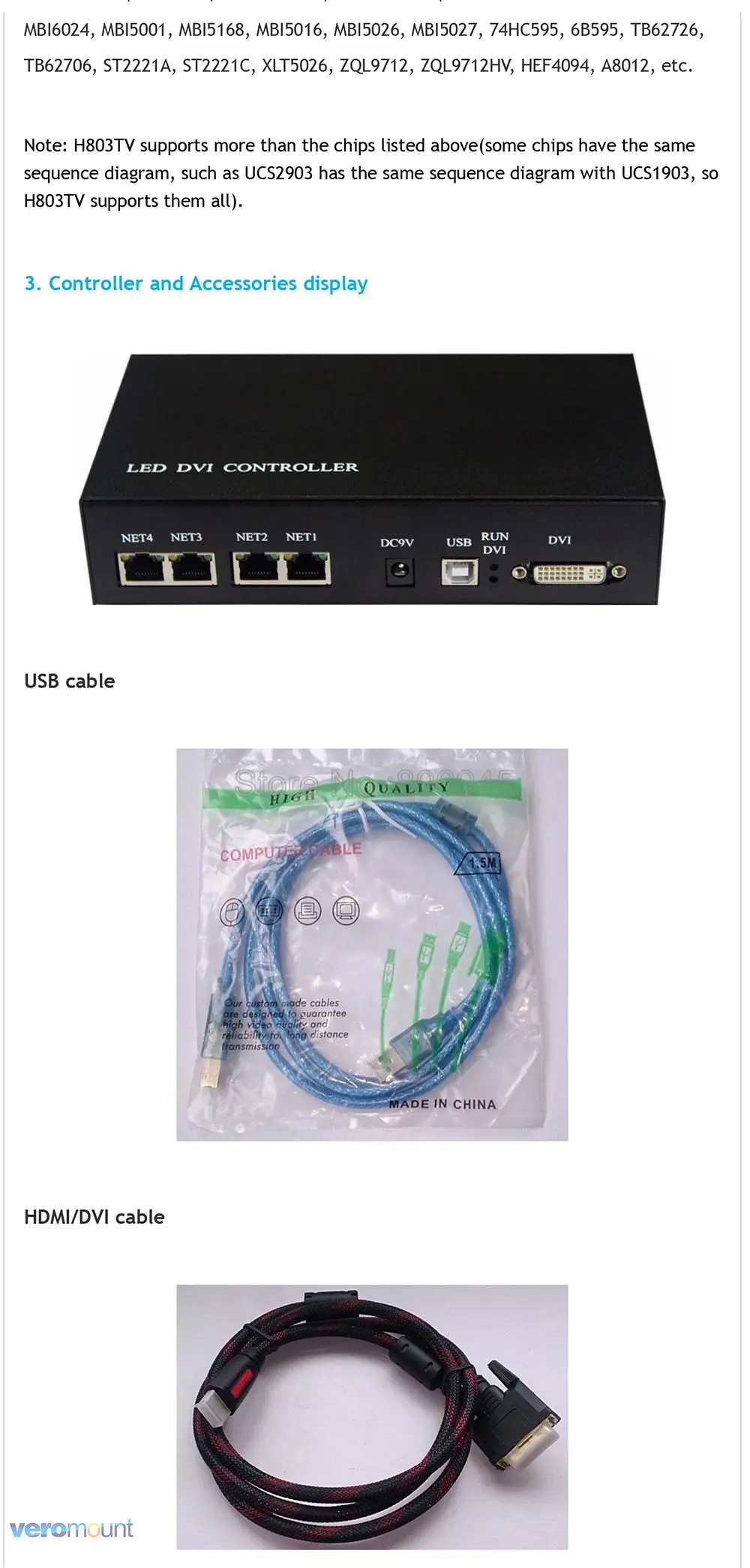 H803TV обновленный madrix DMX/SPI LIVE контроллер передачи данных компьютера или DVI на контроллер резервного заряда с led-дисплеем