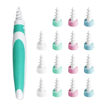 

New Ear Wax removal 16 Tips Spiral Smart Ear Care Clean Earpick Wax Remover Curette Ear Cleaner Spoon plugs Spirals Care Tool
