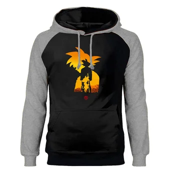 

Dragon Ball Z Hoodies Men Super Raglan Hooded Sweatshirts Winter Autumn Japan Anime Dragonball Hoodie Gohan Sweatshirt