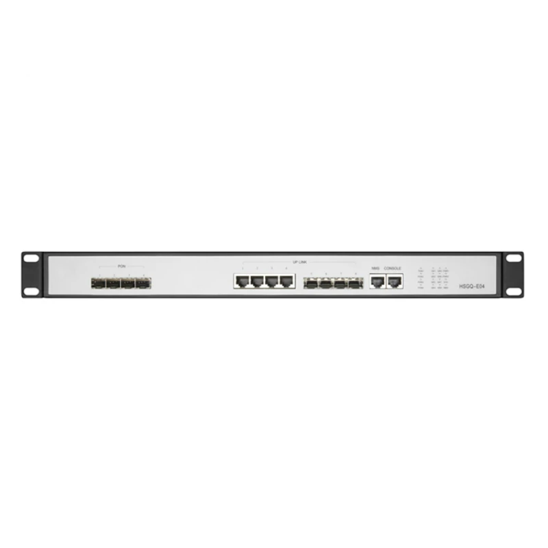 HSGQ-E04L FTTH EPON OLT 4PON ПОРТ 1000/10000 м OLT GEPON SFP Слоты eponsupport L3 маршрутизатор/коммутатор Профессиональный мини