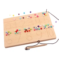 Montessori Materials Digitals 0-10 Numbers & Shapes Writing Board Pen Board Toys for Student Handwriting Teaching Aids Training 1