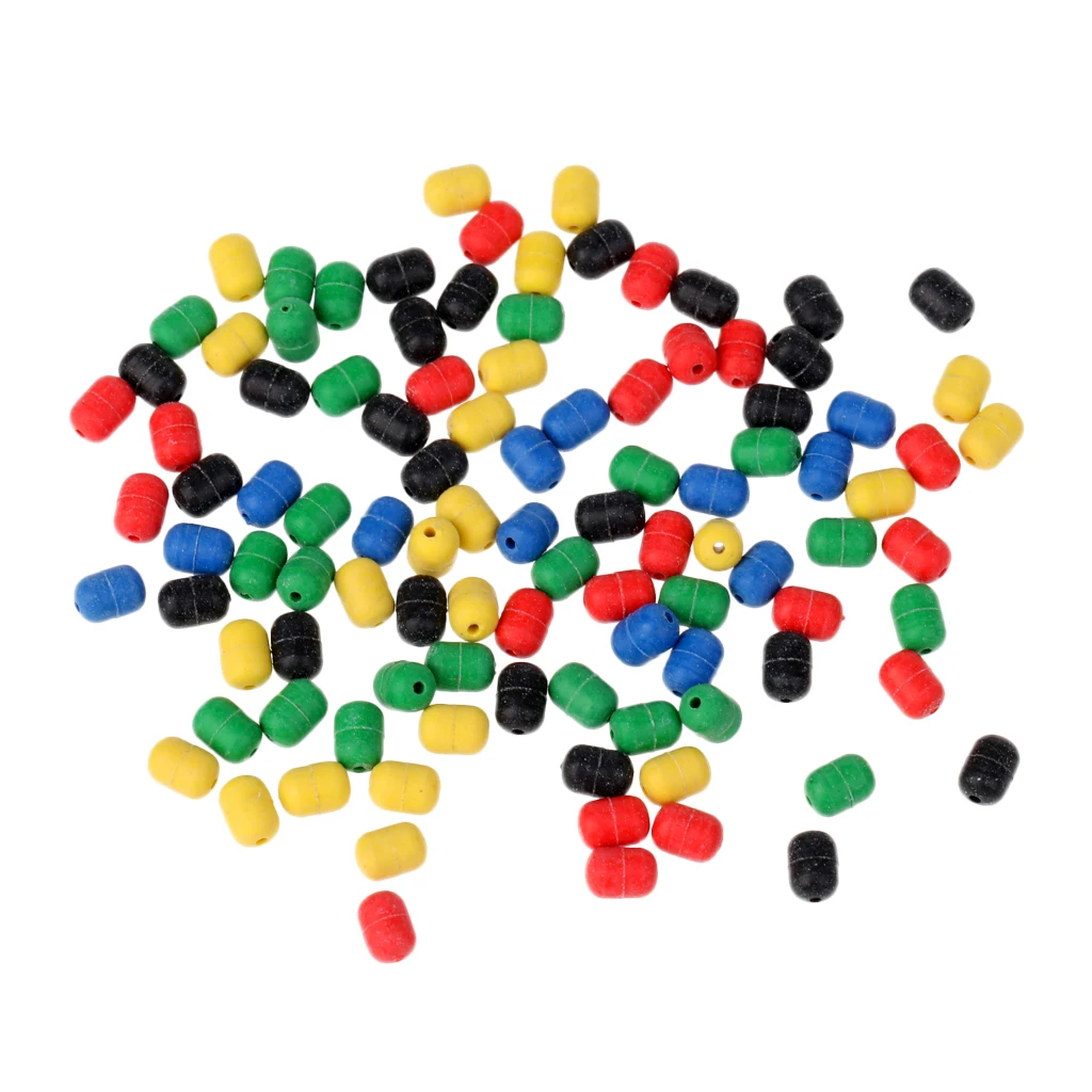 

100Pcs Cylinder/Cone Soft Rig Beads Sea Fishing Lure Floating Float Tackles
