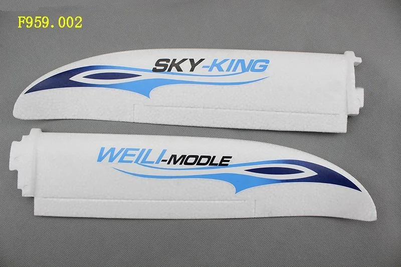 F959.002 пенопластовое крыло Wltoys F959 Sky King 3CH RC самолет планер фиксированное запчасти