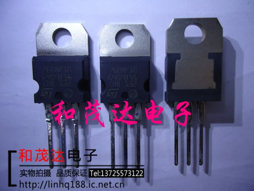5 шт./лот STP60NF10 P60NF10-220 100V 60A