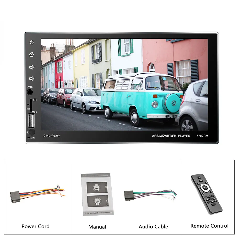 Автомагнитола AMPrime 2 din Mirror Link(для телефонов Android) Авторадио " MP5 Bluetooth стерео радио MP3 двойной USB мультимедийный плеер