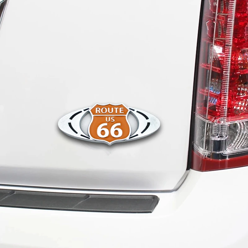 3D Metal ROUTE US 66 Decal - Image 5