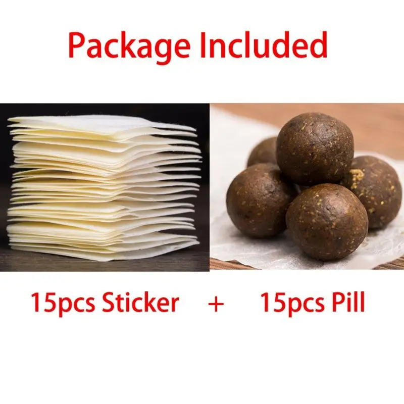 30Pcs Moxa Navel Paste Herbal Pills Moxibustion Stickers Acupuncture Medicine Treatment Belly Patch Improve Stomach Discomfort