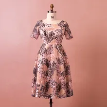 Элегантное платье для выпускного вечера с v-образным вырезом, с открытой спиной, с розовой аппликацией, трапециевидные вечерние платья до колен, вечерние платья на заказ