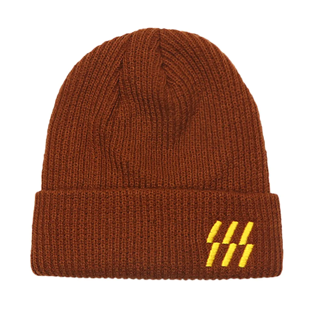 

MUQGEW 2019 New Arrivals Winter Cap Fashion Baby Boys Girls Novelty Knitting Wool Hemming Hat Solid Keep Warm Winter Casual Caps