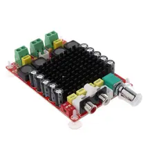 2x100 Вт TPA7498 Высокая мощность двойной аудио стерео цифровой усилитель доска для домашнего кинотеатра активный динамик D08A