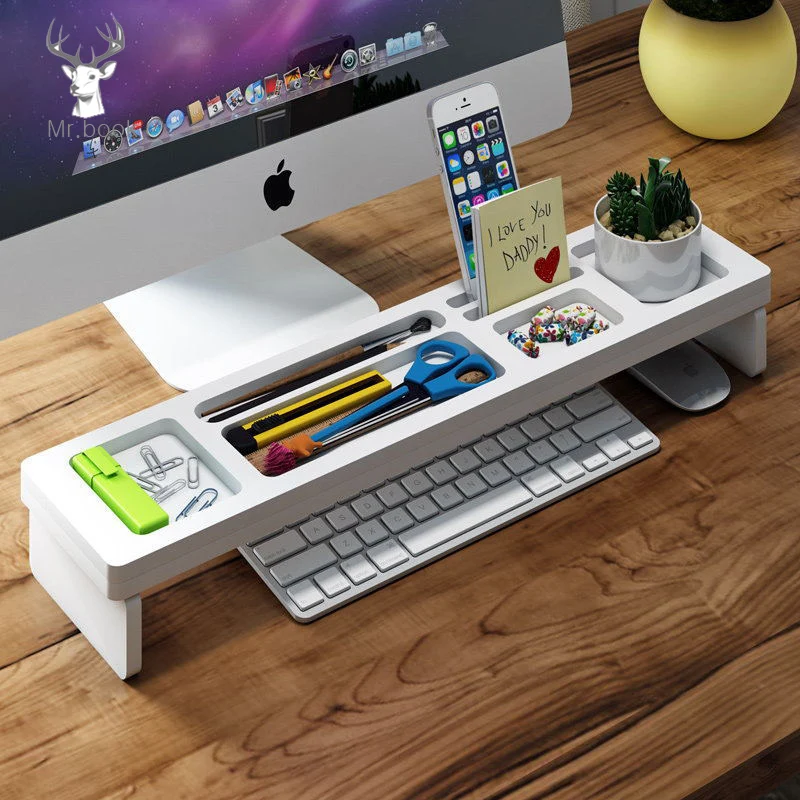 Desk Organizer Stationery Pen Holder Home Office Keyboard Cover Desktop Storage Racks Office School Accessories Organizer 