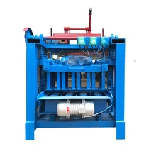 

China hot sale small scale cement concrete fly ash paver interlocking brick block making machine price