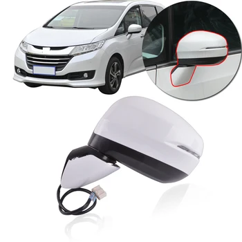 

CAPQX 7Pin For ODYSSEY RC3 2014 2015 2016 Rearview Mirror With Electric Folding LED Turn Signal light 76258-T6D-H02