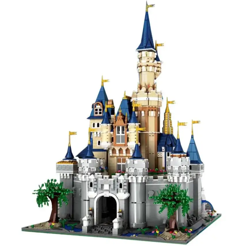 

In Stock 8388Pcs Maximal Paradise Castle Building Blocks Bricks Kids Toys Christmas Gift Compatible with 71040