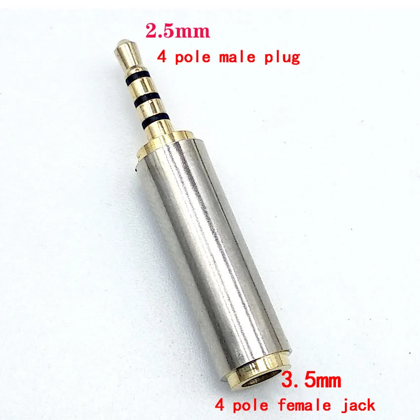 pçs, frete grátis, 3.5mm macho para 2.5mm