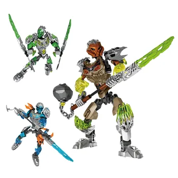 

BionicleMask Of Light Bionicle Pohatu Stone Land Guardian Building Block Compatible With Lepining 71306 Brick Toys