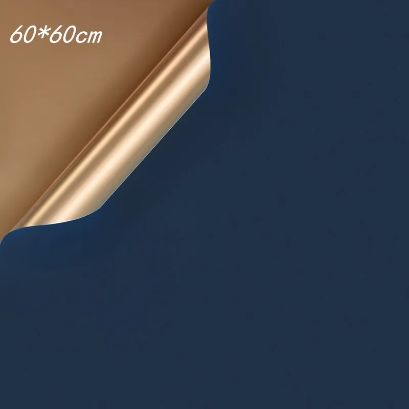 E 20 шт двухсторонняя оберточная бумага для букета 60*60 см Водонепроницаемая оберточная бумага для цветов подарки свадебный макет креативная бумага для цветов - Цвет: E