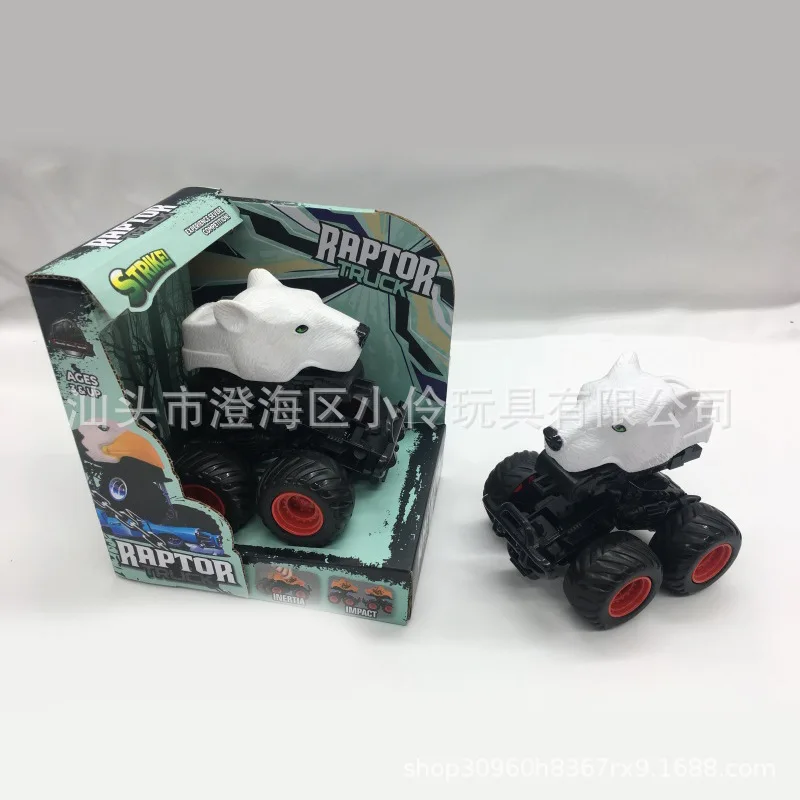 

Simulated Dinosaur Models Warrior Dinosaur Car Inertia Vehicle Children Dinosaur World Popularization of Science Toy