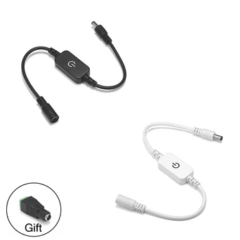 

Touch Switch Controller Touch Sensor Switch Dimmable DC Connector Fit For LED Strip Light 12V Indoor Lighting LED Strip