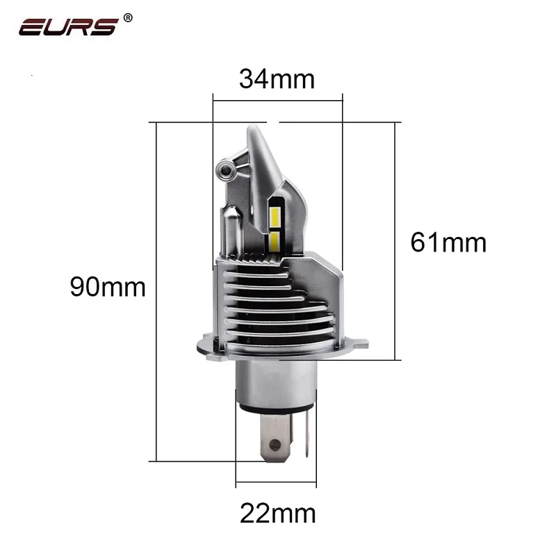 80W 16000LM 6000K H4 Led Car Headlight Bulbs For Car Motorcycle
