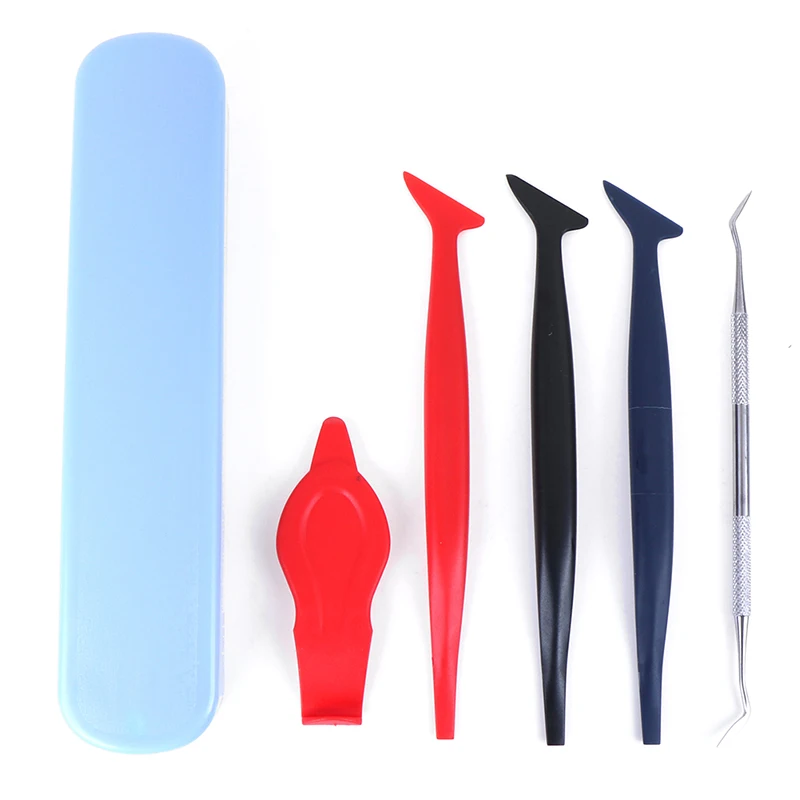New 5pcs Car Stickers Hardness Wrap Vinyl Tools exterior accessories Micro Squeegee Scraper car Micro Gasket Squeegee