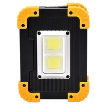 20 Вт COB безопасность автомобиля ремонт аварийный Рыбалка Открытый регулируемый Кемпинг Туризм Водонепроницаемый светодиодный светильник портативный точечный светильник