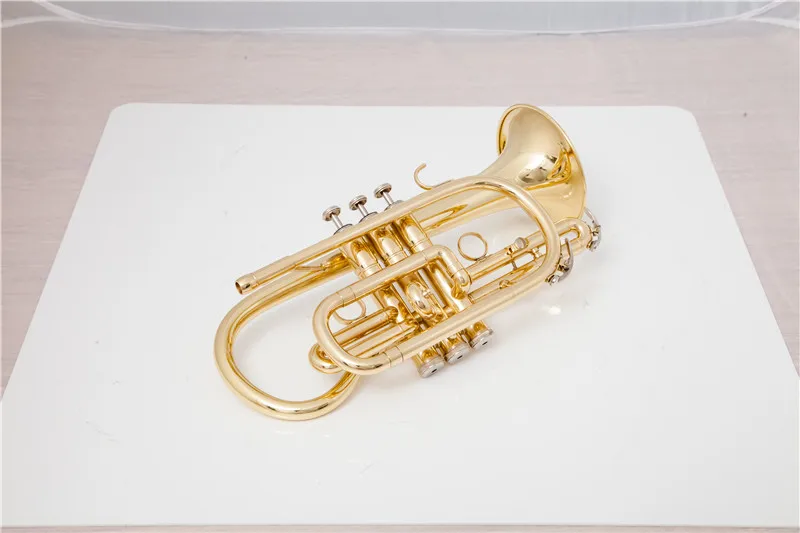 Il belin High Quality Golden Bb Cornet trumpet brass with Case and Mouthpiece Musical instruments