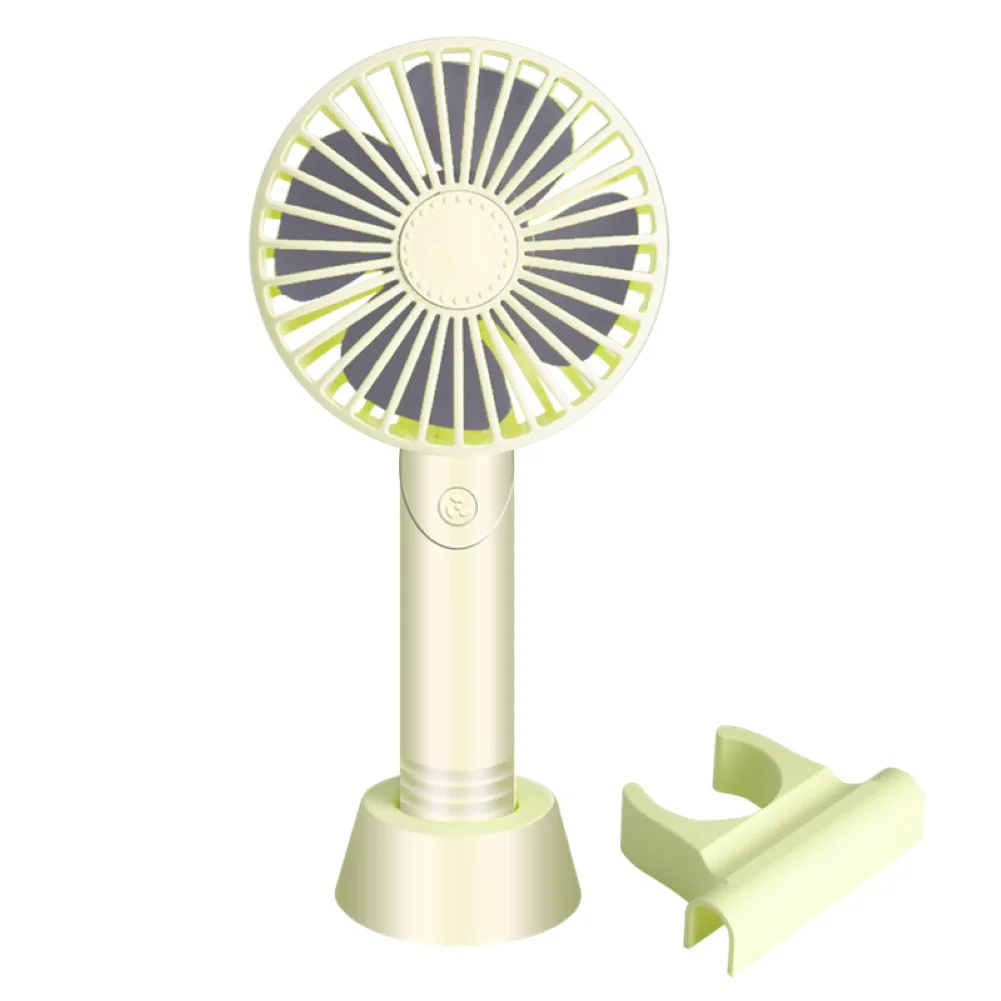 Summer Portable Rechargeable Handheld Air Cooling Fan Cooler with Phone Stand