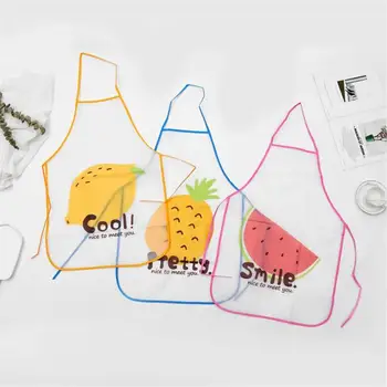 

1Pcs Lovely Fruits Apron Sleeveless Waterproof Anti-oil Aprons Kitchen Cooking Waist Bib Creative Women Apron Kitchen Accessorie