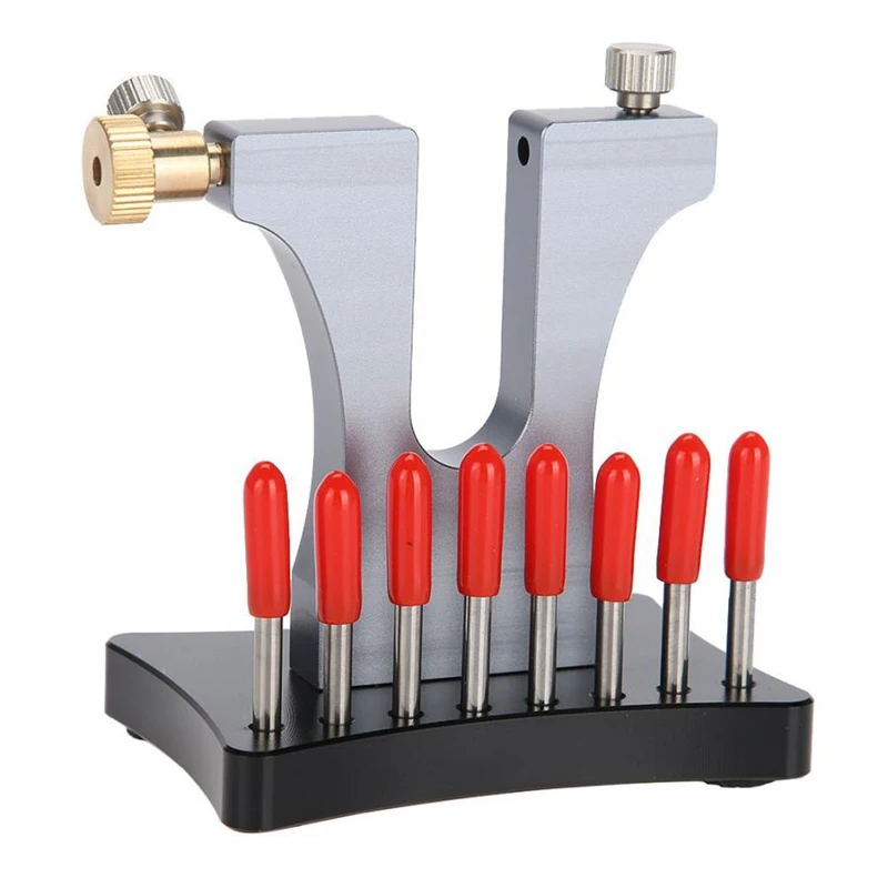 

Professional Aluminum alloy 8 Pins Damaged Screw Extractor Broken Screw Remover Tool Tool for Watchmaker Watch Repair Tool