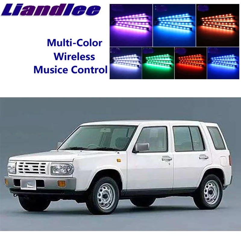 LiandLee для NissanLafesta Lafesta B35 2011~ интерьер автомобиля под Dash сиденье для ног акцент музыкальный ритм окружающий светильник