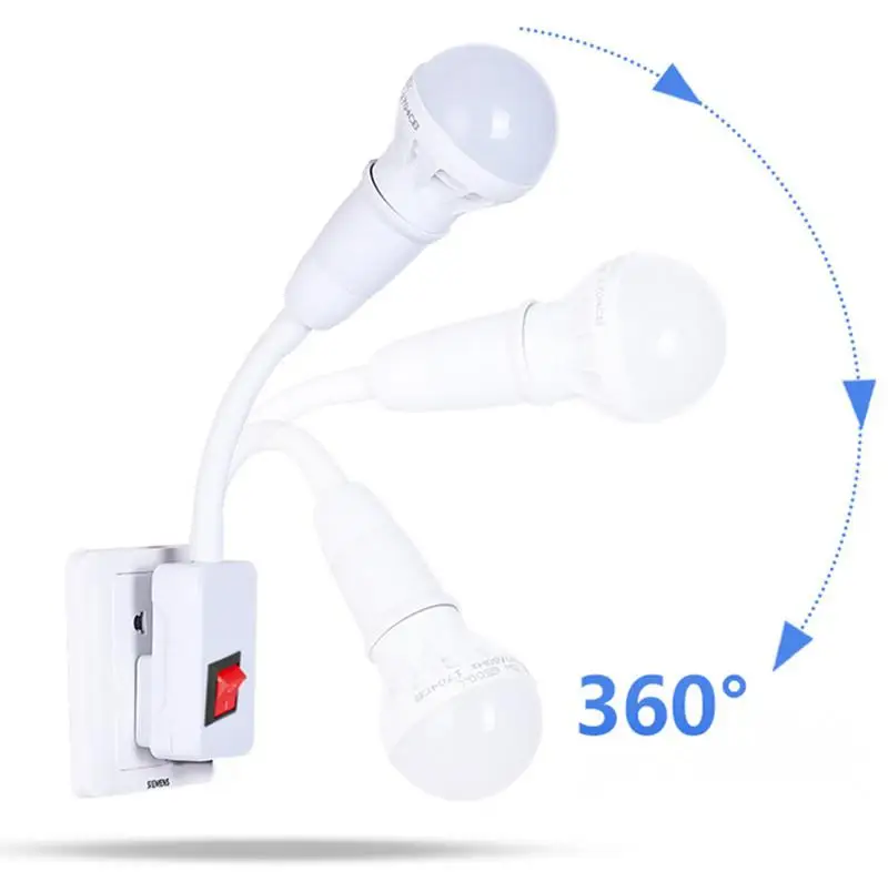 DishyKooker 220V энергосберегающий светильник лампы основного штепселя переключатель без лампы длиной 20 см