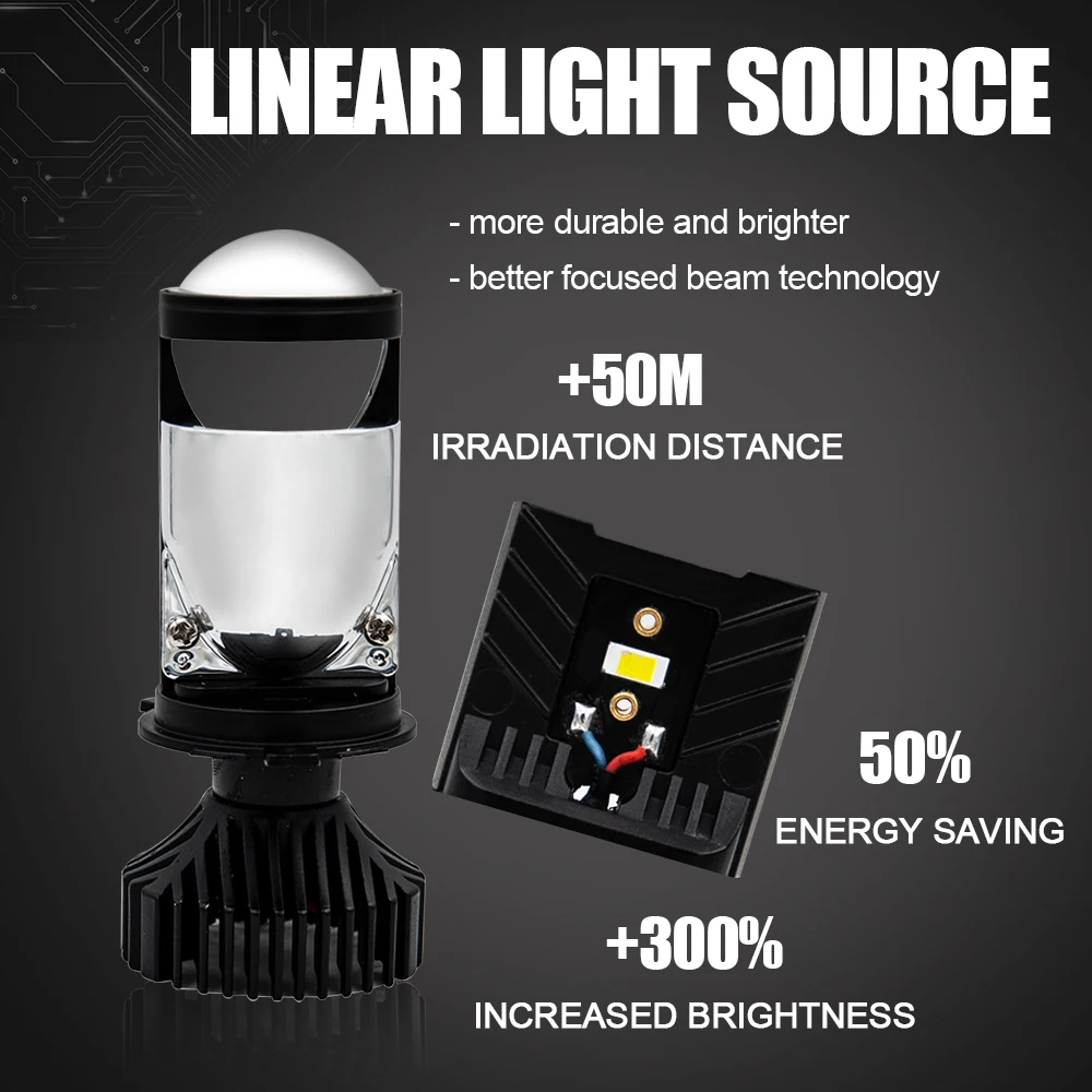 A1 T9 car headlight bulb H4 is universal LED light sourcing made of csp  chips and Condenser Lens,can output 12v 6000K spot light|Car Headlight  Bulbs(LED)| - AliExpress