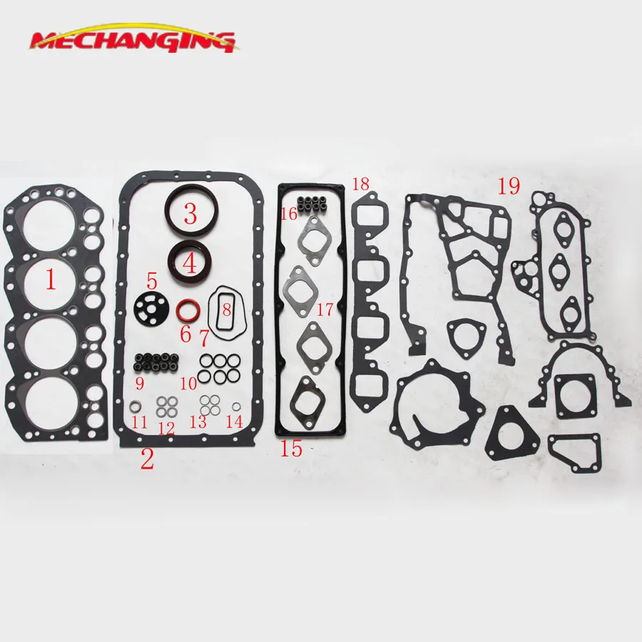 For NISSAN URVAN OR FRONTIER TD Engine Gasket Sets TD25 Engine Parts Automobiles Spare Parts Full Set 10101-43G29 51008000