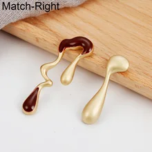 Трендовые серьги для женщин/массивные/милые/корейские/Золотые/ассиметричные/Висячие серьги женские ювелирные изделия oorbellen brincos SP627