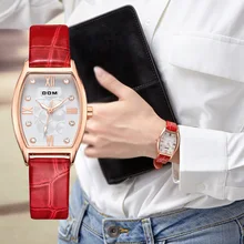 

DOM Luxury Brand Women Watch Waterproof Style Quartz Watches Leather Dress Ladies gold reloj Female Girls Trending G-1022