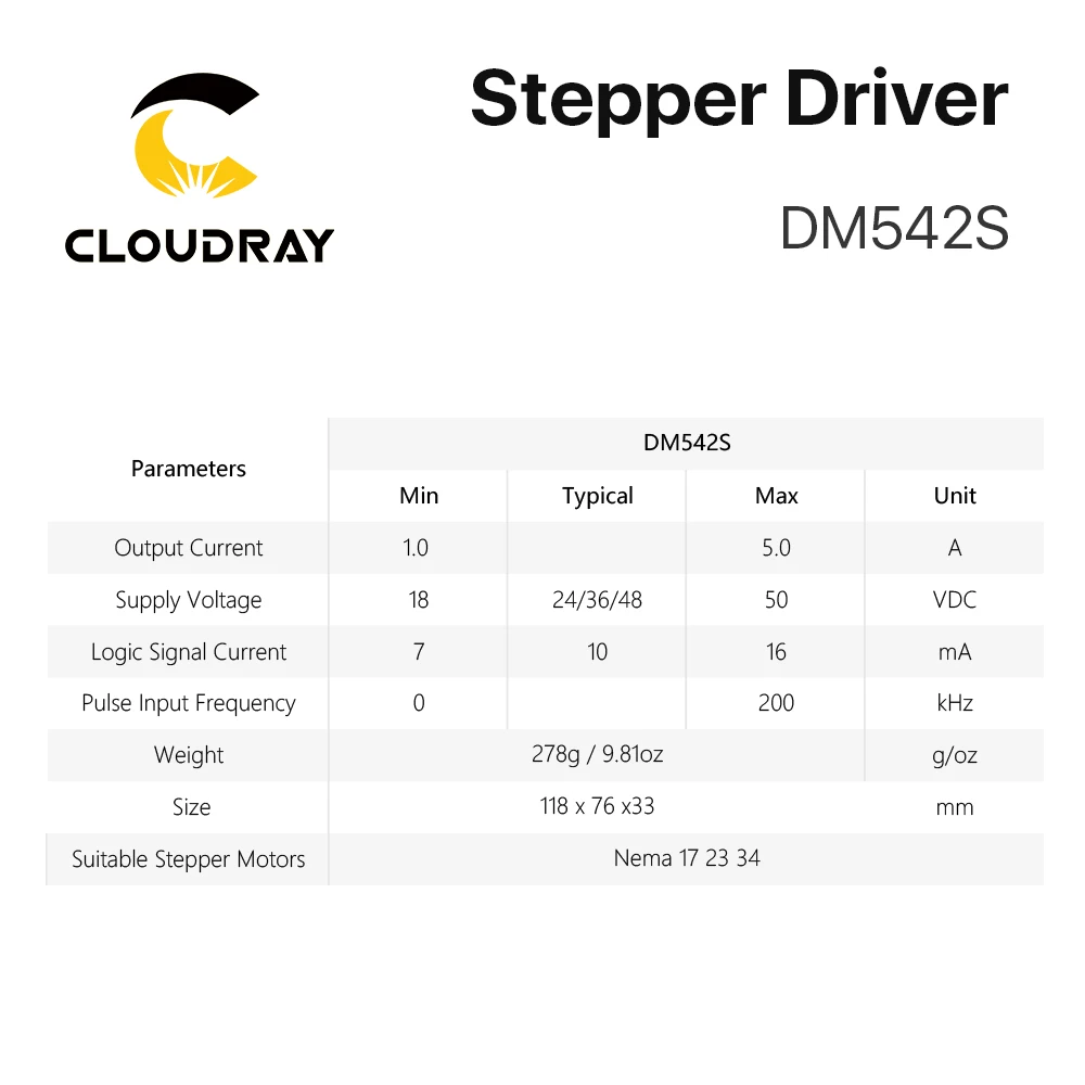 controlador de motor deslizante dm542s 2 phase 04
