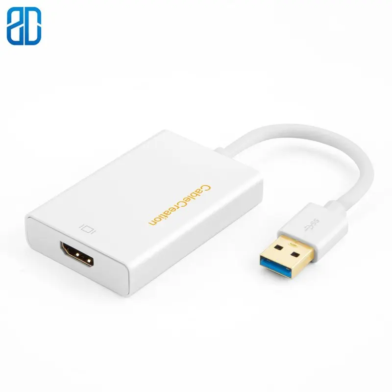 Адаптер USB в HDMI (чипсет Display Link) внешняя видеокарта 3 0 совместима с Windows 7/8/10 MacOS и