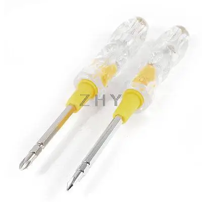 

2Pcs Crosshead Voltage Tester Electroprobe Screwdriver AC 100-500V