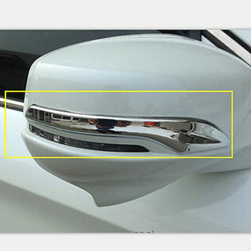 Подходит для 2008- Honda Accord боковое зеркало заднего вида хромированная крышка отделка Гарнир