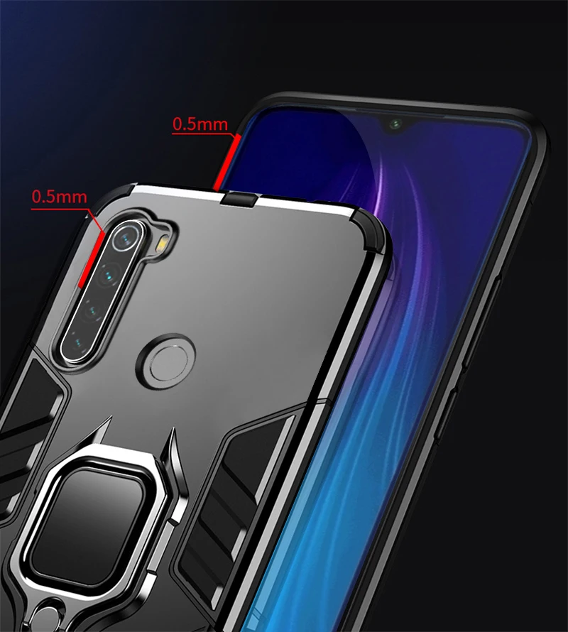 Xiaomi Redmi Note 8T чехол для Xiaomi Redmi Note 8 чехол противоударный чехол Полная защита чехол для телефона для Redmi Note 8 чехол бампер