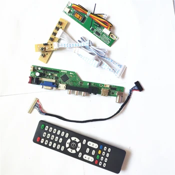 

For LTN160AT01-001/A02/A04 LCD monitor LVDS 1CCFL 30Pin T.V56 drive card board HDMI VGA USB AV keyboard+Remote+Inverter DIY kit