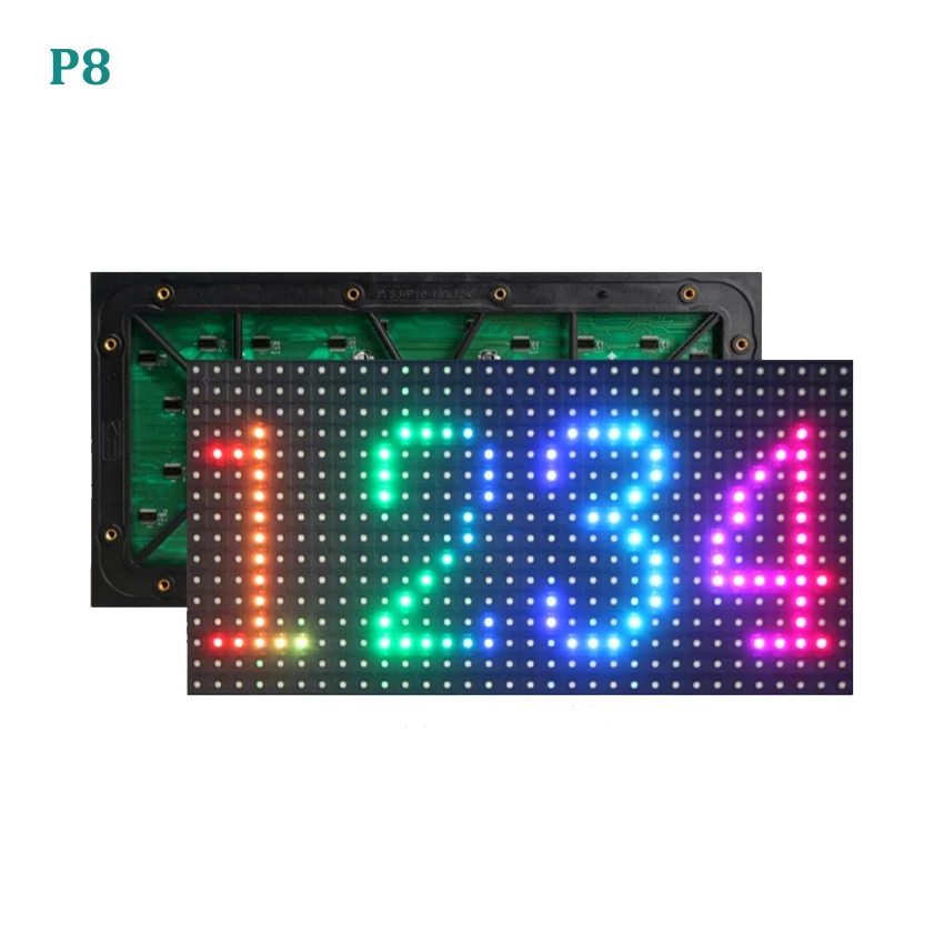 Наружная Светодиодная панель SMD3535 8 мм модуль экрана дисплея 256x128