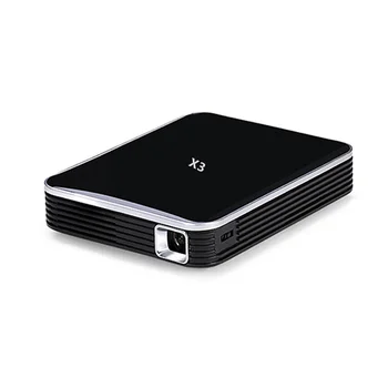 

DLP X3 mini portable projector battery 3700mAh 4K LED projector Multimedia system Video Beamer for home cinema vs x2 projector