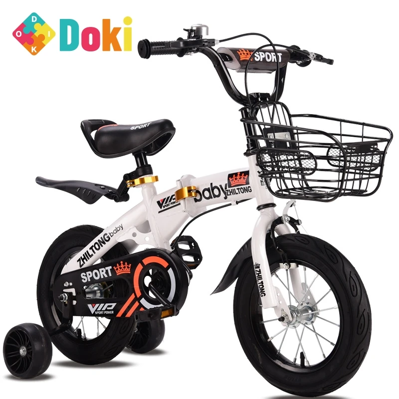 Doki juguete plegable chico bicicleta/12/14/16/18 pulgadas bicicleta de los niños para niños y niñas de luz ciclismo estudiantes bicicleta de los niños, regalo